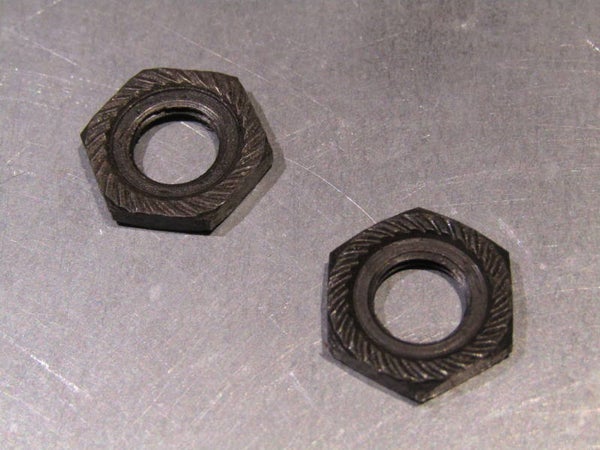 CAMPAGNOLO NUOVO RECORD ( 78 ) FRONT 9X26 Axle LOCK-NUTS 2X NOS! BXC00D28 505 - 6/13/20 RK09