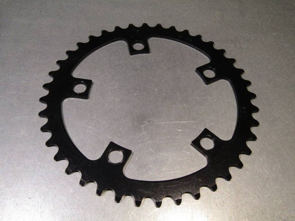 .SR SAKAE 40t ROUND BLACK ALLOY Chain-wheel BCD 110mm NOS! BXC00B18