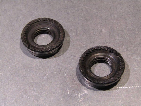 ..CAMPAGNOLO Rear Axle TRACK/PISTE LOCK-NUTS 2X 10X26 (81) NOS! BXC00D34 5955 RK09