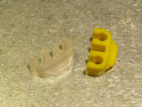 .REG Vintage 70's Brake cable housing clips 1X Yellow - 1X Clear NOS! TL07 03-B01-C003-03 6/30/21