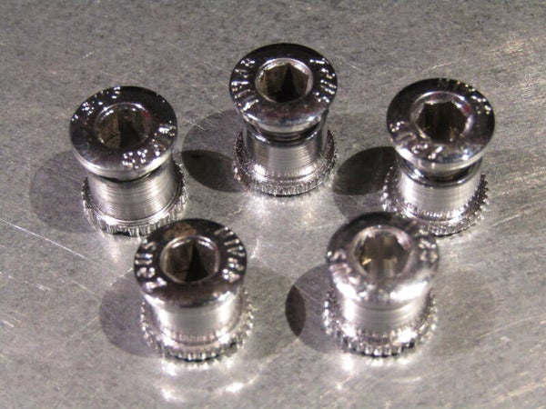 .ZEUS 2000/CRITERIUM Vintage 70's/80's Double CHAIN-RING BOLT SET NOS! BX01 100 6/7/20 RK10