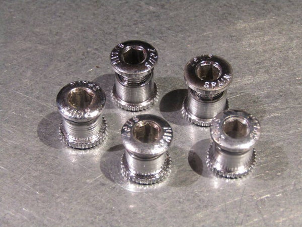 ZEUS 2000/CRITERIUM Chrome steel double chain-ring bolt set NOS! BX02 100 - 4.7/20 RK10