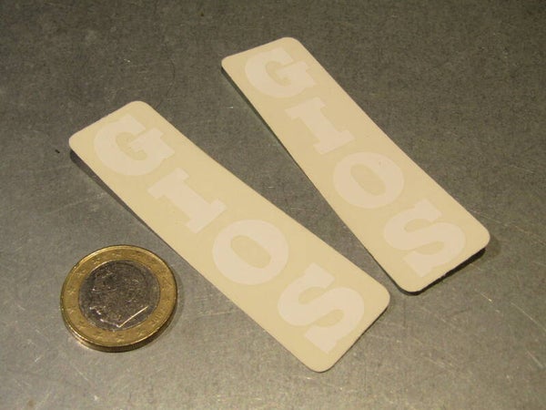 .GIOS VINTAGE 80's COMPACT ERA Fork stickers 2X NOS! BXC00B35