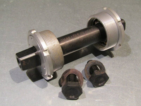 .OMAS BIG SLIDING PISTE ITALIAN Bottom Bracket with both Road 112mm and TRACK 109mm spindles NOS! BXC00E9