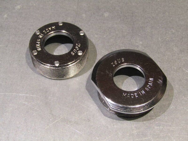 ZEUS GRAN SPORT FRENCH Thread Bottom Bracket cup-set with no lock ring NOS! BB23C