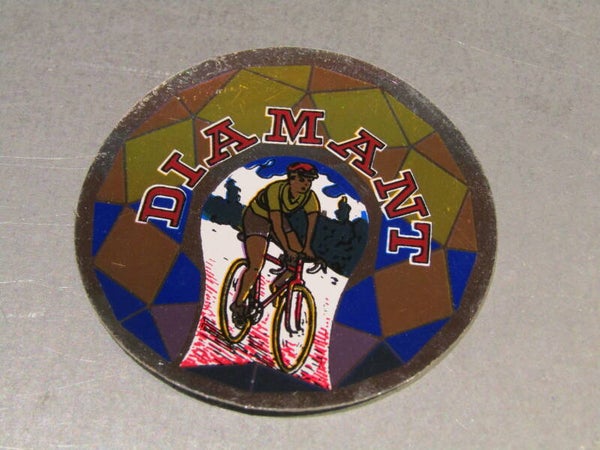 DIAMANT VINTAGE 70's/80's Foil type Head tube sticker VINTAGE 70's/80's NOS! BXC00E11