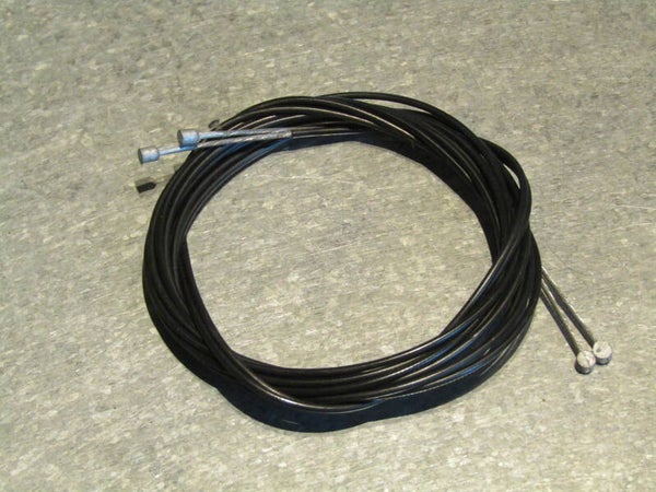 *CLARKS Black lined DUAL sided gear cable set 200mm NOS! BB33C 5050 7/24/21