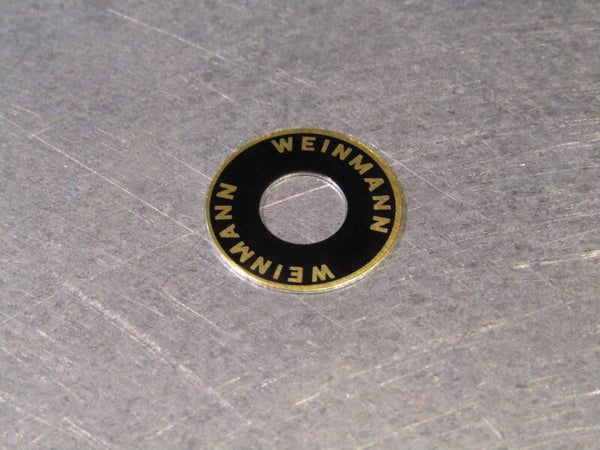 WEINMANN 500 Brake caliper face washers BLACK / GOLD NOS! BXC00N15 05 - 4/23/20 RK11