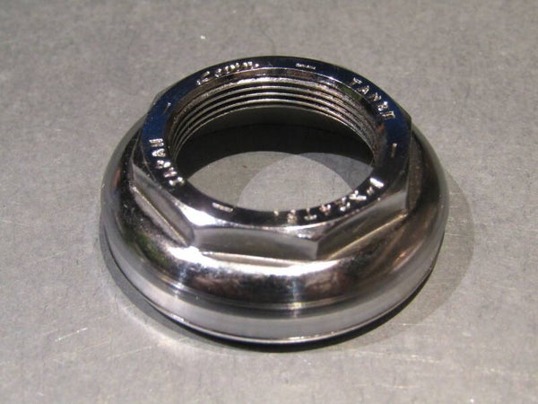 .TANGE LEVIN VINTAGE 70's Chrome steel adjustable bearing race ENGLISH Thread 1''X24TPI NOS! BXC00G22-005