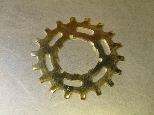 *SHIMANO DURA-ACE EX 18t ORO FREE-HUB/UNIGLIDE Cassette cog NOS! BXC00E13 6161 - 9/2/21 RK07