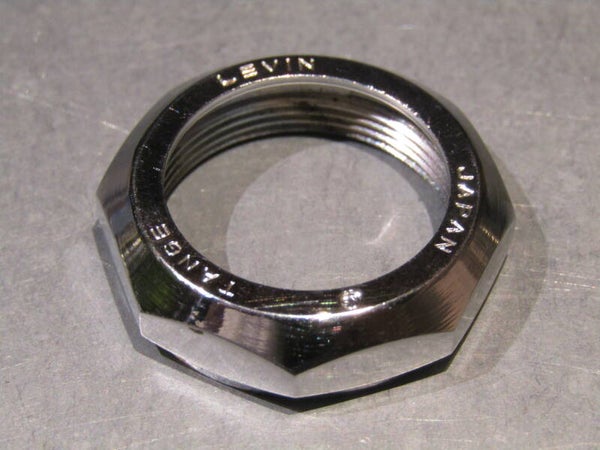 .TANGE LEVIN Chrome steel Headset LOCK-NUT ENGLISH Thread NOS! BXC00G22-009