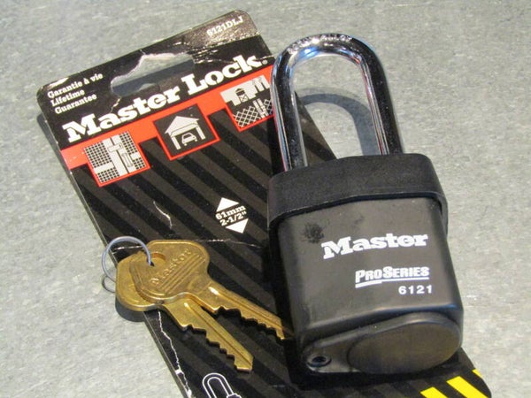 *MASTER LOCK Pro Series 54mm / 61mm ALL Whether PAD LOCK BXC0030 1001 - 10/1/21 RK09