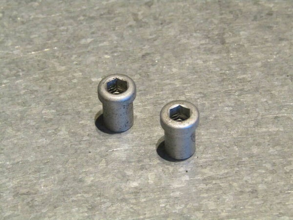 .CAMPAGNOLO C RECORD Vintage 80's/90's Brake CALIPER recessed mounting nuts 2X MINT! TL05 01-B01-C04-06 10/4/21