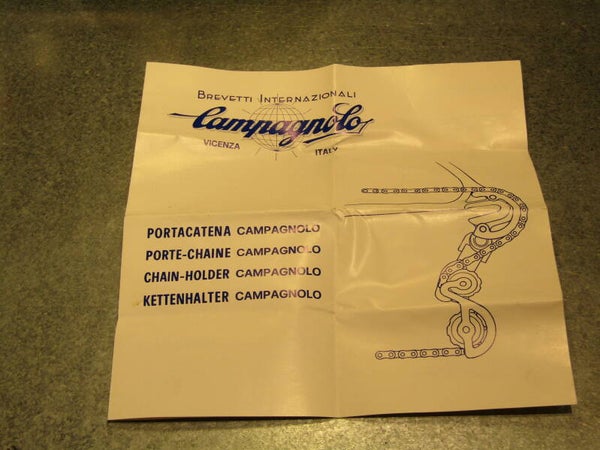 CAMPAGNOLO PORTACATENA Instructions NOS! BXC00H32 8787 - 10/6/21 RK05