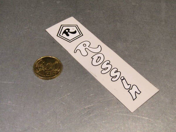 .ROSSIN VINTAGE 80's Frame sticker - Back side of seat tube NOS! BXC00F2203