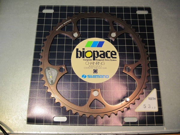 SHIMANO 600EX 53t BIOPACE Road Chainwheel BCD 130mm NOS BX12 11 - 10/27/19 RK12