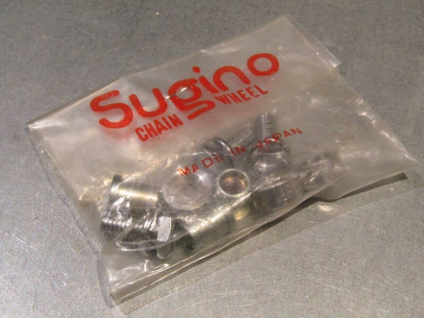 .SUGINO MAXY 3 ARM Chain ring bolt set NOS!..NIP! BXC00A25 03