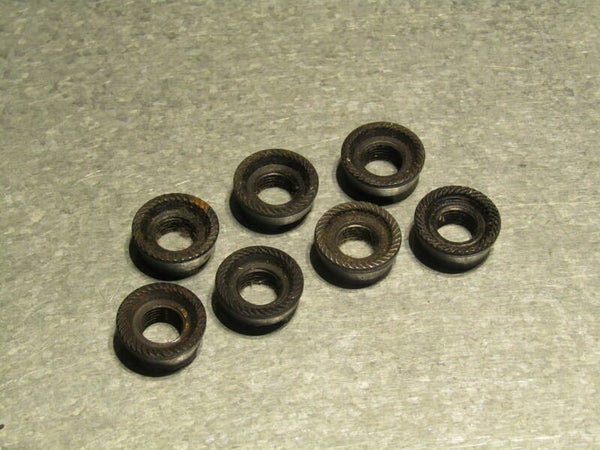 CAMPAGNOLO NUOVO RECORD VINTAGE 70's/80's Rear hub Axle LOCK-NUTS MIX-BAG 7X TL04 01-B01-004-06 10/10/21