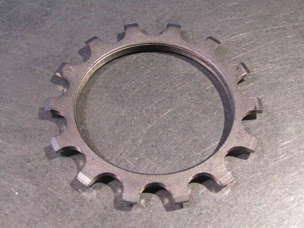 ZEUS 2000 / CRITERIUM 14t 1st position threaded freewheel cog 2nd hand BX66A 500 - 5/5/20 RK11