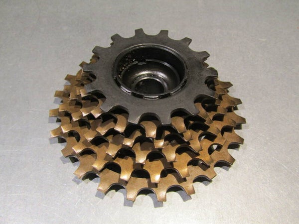 .SHIMANO EXAGE vintage 80's 14/24t 6 SPEED Cassette Cog set with no spacers. NEW! BXC00H06