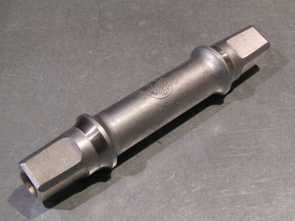 CAMPAGNOLO C RECORD ERA Bottom Bracket spindle 70 - SS / 111mm For ITALIAN Thread BBs NOS! BX8a