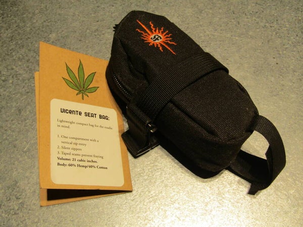 SOMA ( HEMP ) Small saddle bag BLACK NOS! BXC00E5 5454 - 11/1/21 RK06