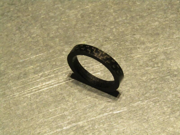 CARBON FIBER 5mm / 1 inch headset spacer NOS! TL08 03-B01-C05-05 11/6/21
