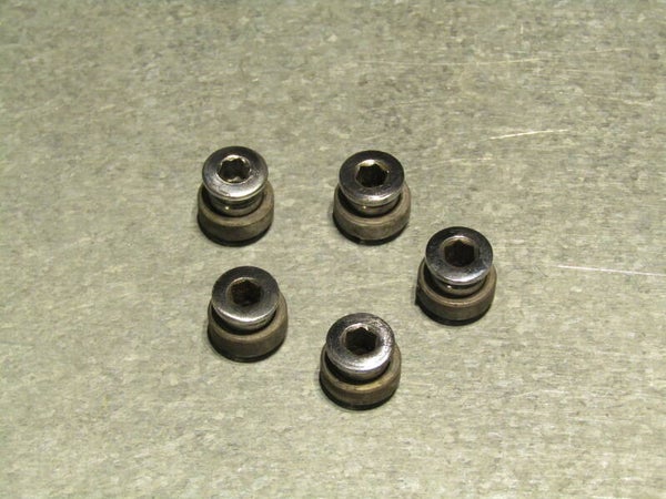 STRONGLIGHT 49D vintage 70's Chainring bolt set with spacers 5 pieces 2nd hand TL08 03-B01-C01-03 11/8/21