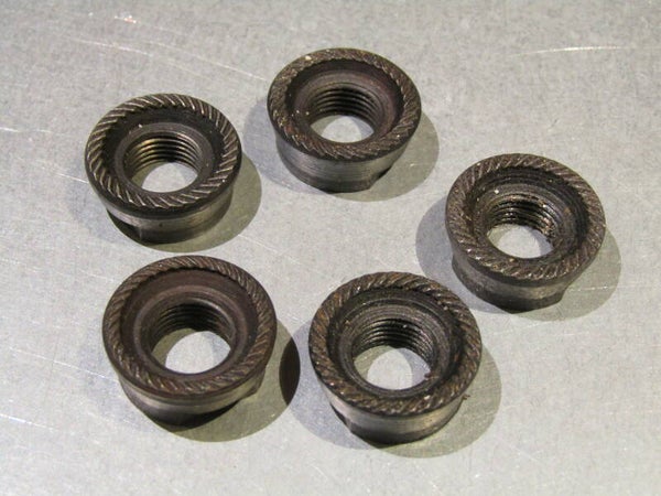 .CAMPAGNOLO NUOVO RECORD Rear hub 10X26 axle LOCK \-NUTS ASSORTED Date codes 5X New! BXC00H10 - 6/2/19