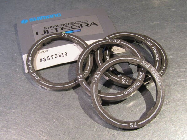 **SHIMANO 600 ULTEGRA #3575810 7sp UNIGLIDE CASSETTE SPACERS 1X NOS! BX24 303 - 5/19/20 RK10
