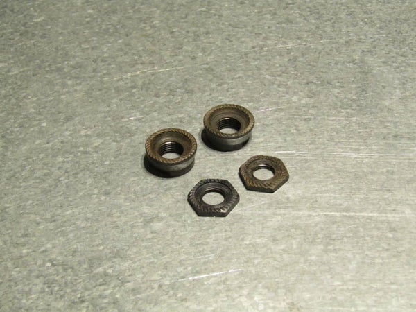CAMPAGNOLO NUOVO RECORD VINTAGE Front and Rear hub LOCK-NUTS Full set 2nd hand TL07 03-B01-C06-01
