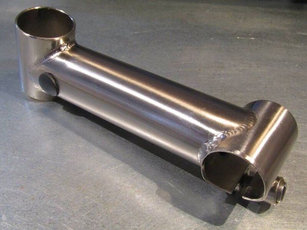 *TREK Type 1/8 inch Thread-less TITANIUM Finish stem 125mm NOS! BXC00H12 06