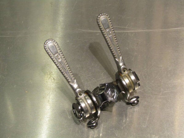 ZEUS 2000/GRAN SPORT Vintage 70's/80's 5/6sp Friction only CLAMP-ON Gear levers NOS! tl03 03-B01-001-01