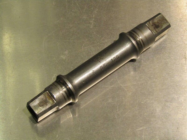 CAMPAGNOLO NUOVO RECORD Vintage 70's BB Spindle 112mm 68-SS-120 2nd hand TL03 03-B01-C04-03