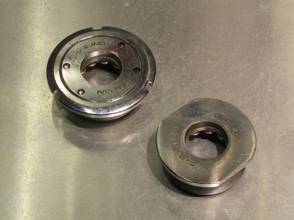 SUGINO Vintage 70's/80's ENGLISH Thread SEALED MECH BB Cup set with bearings 2nd hand TL03 03-B01-003-02