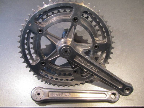 .NERVAR STAR TRIPLE Crank set 170mm - 38/44/50t FRENCH THREAD 2nd hand SC302 2/18/19