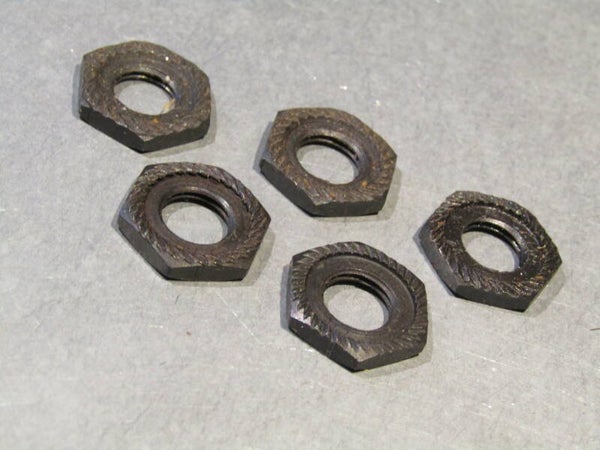 *CAMPAGNOLO NUOVO RECORD Front hub axle LOCK NUTS 5X NOS! BXC00J04 3339 - 2/22/19