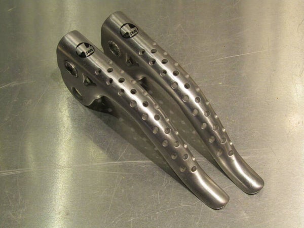 ZEUS SUPER CRONOS Vintage 80's DRILLED Brake lever blades 2X NOS! BX01A 5959 RK10