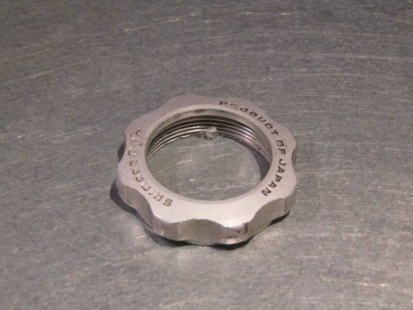 .SHIMANO 600AX Vintage 80's ALLOY HEADSET LOCK-NUT 2nd hand BX03 304 - 6/13/20 RK10