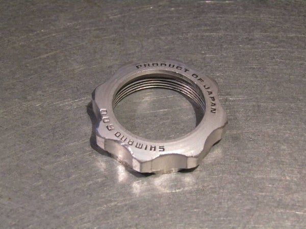.SHIMANO 600AX ALLOY HEADSET LOCK-NUT 2nd hand BX04 301 - 6/13/20 RK10