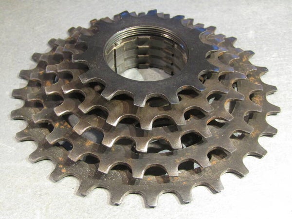 SHIMANO EARLY 600 FREE-HUB/UNIGLIDE 14-28t CASSETTE NOS! BX19A 102 - 6/17/20 RK01