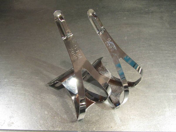 STM 2000 MEDIUM CHROME STEEL TOE-CLIPS NOS! BX19 101 - 6/17/20 RK01