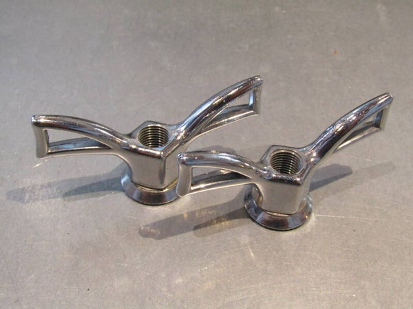 ..GRIP FAST TYPE 3/8 VINTAGE 70's Solid REAR axle Wing nuts with square levers NOS! BB27B 303 - 2/26/19 RK03