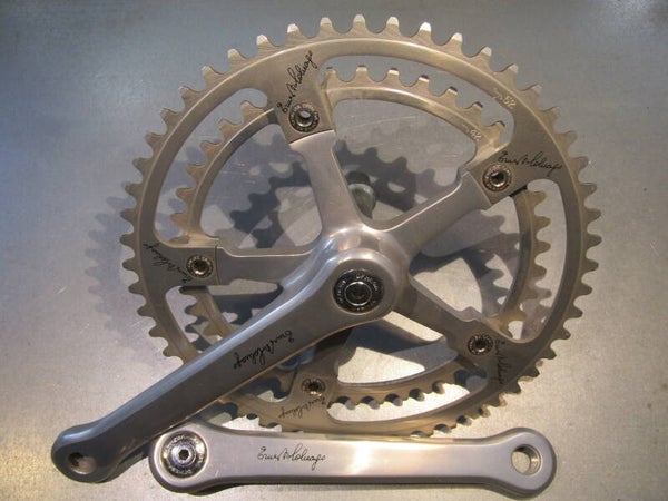 ..COLNAGO ( OFMEGA COMPETIZIONE  ) Ernesto COLNAGO Crank set 170mm / 42-52t NOS! SC1 - 2/26/19
