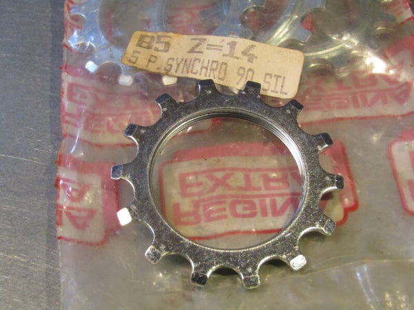 REGINA EXTRA B5 Z=14 5sp SYNCHRO 90 Threaded freewheel cog NOS! BX67 308 - 6/28/20 RK11