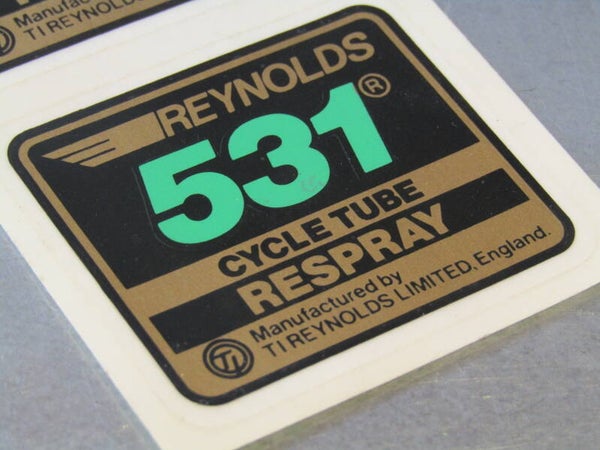 REYNOLDS 531 RESPRAY FRAME TRANSFER NOS! BB25E 102 - 7/2/20 RK03