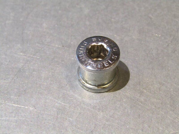 SUGINO SUPER MIGHTY ERA chrome steel chain ring bolt NOS! BXC00J24 5558 - 3/9/19
