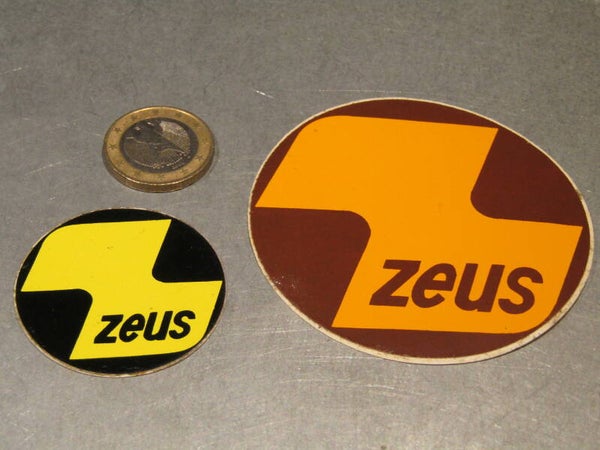 ZEUS VINTAGE 70's/80's STICKER SET NOS! BXC00K33 02 - 3/24/19 RK13