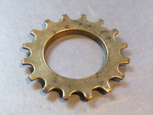 REGINA EXTRA ( ORO ) 16t threaded 1st position cog, threads onto DUPLEX received cog NOS! BXC00L17 06 - 4/1/19