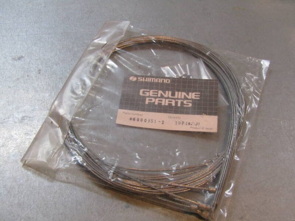SHIMANO 85cm Gear cables 10X with 10X alloy cable tips NOS! BXC00L23 03 - 4/4/19